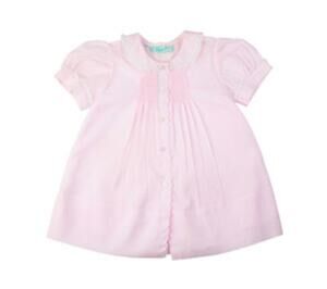 Feltman Brothers Scalloped Trim Slip Dress 3 Months Baby Girl Pink 6259 NWT